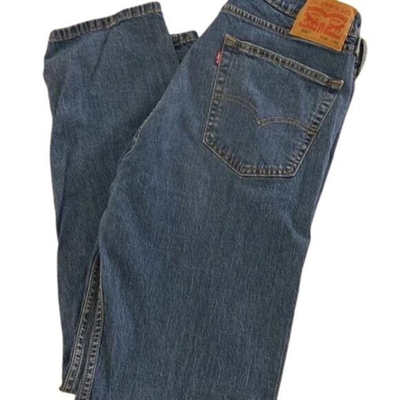Men’s Levi Strauss 505 Straight Jeans - Picture 5 of 6